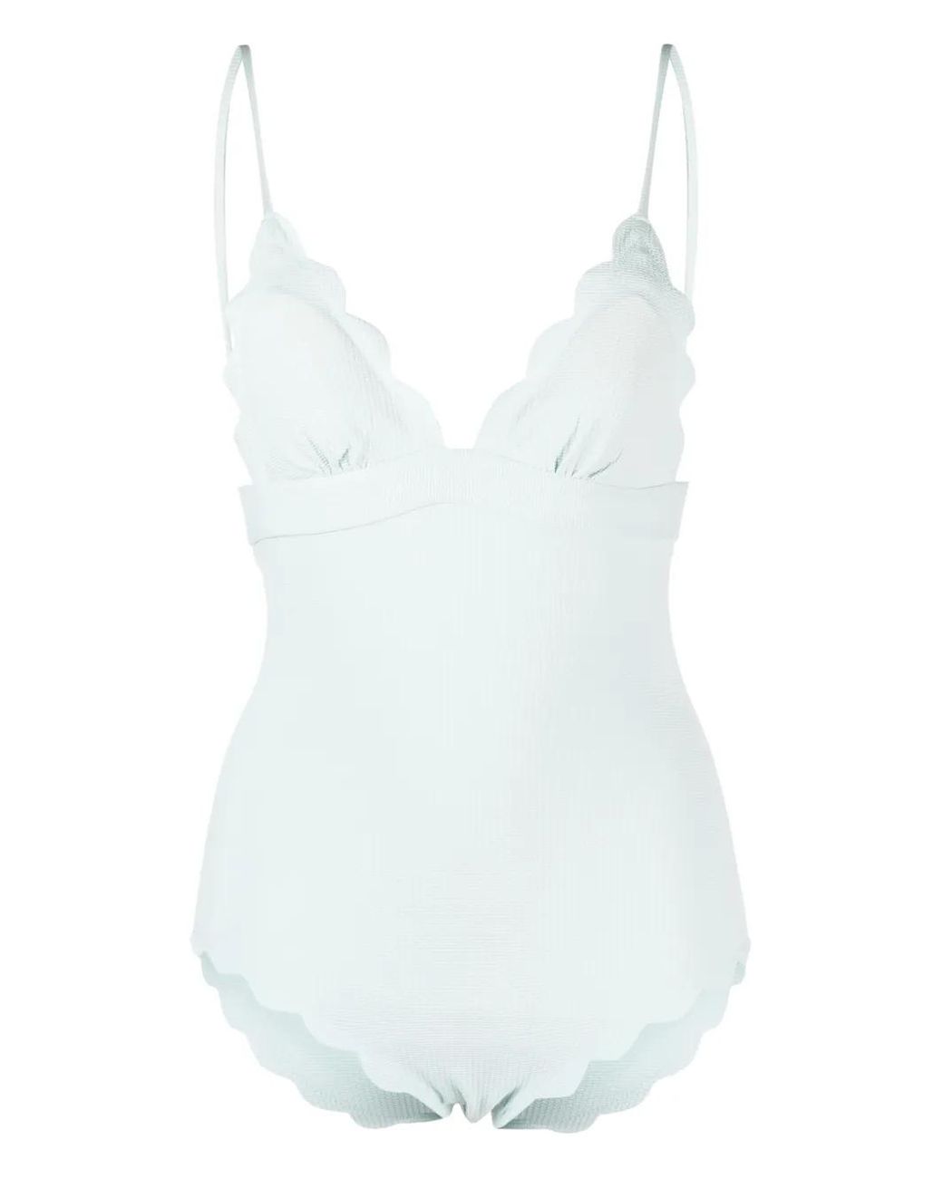 Marysia Swim White Santa Clara Triangle Swimsuit
