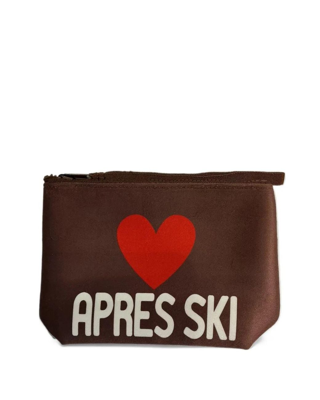 Mc2 Saint Barth Red Aline Pochette With Après Ski Print