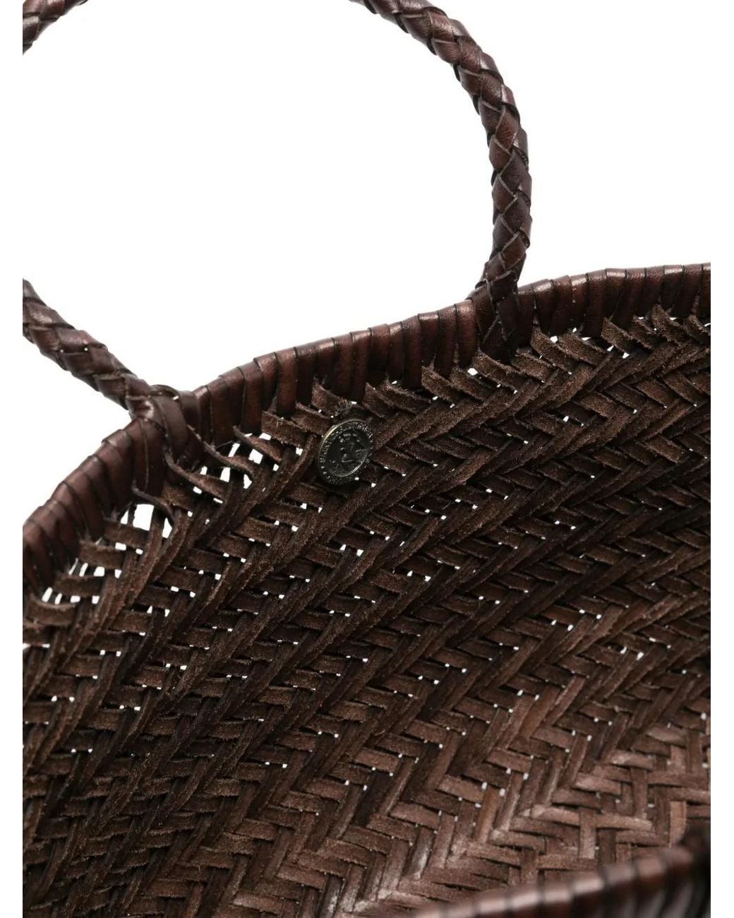 Dragon Diffusion Brown Small Triple Jump Tote Bag