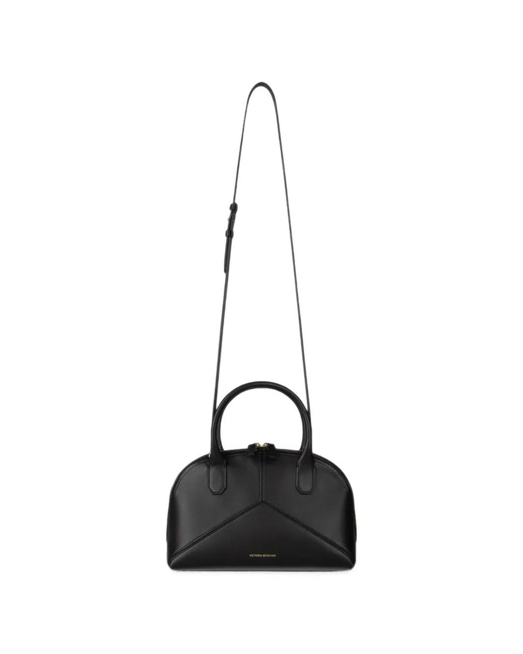 Victoria Beckham Black Small Victoria Doctor Leather Tote Bag