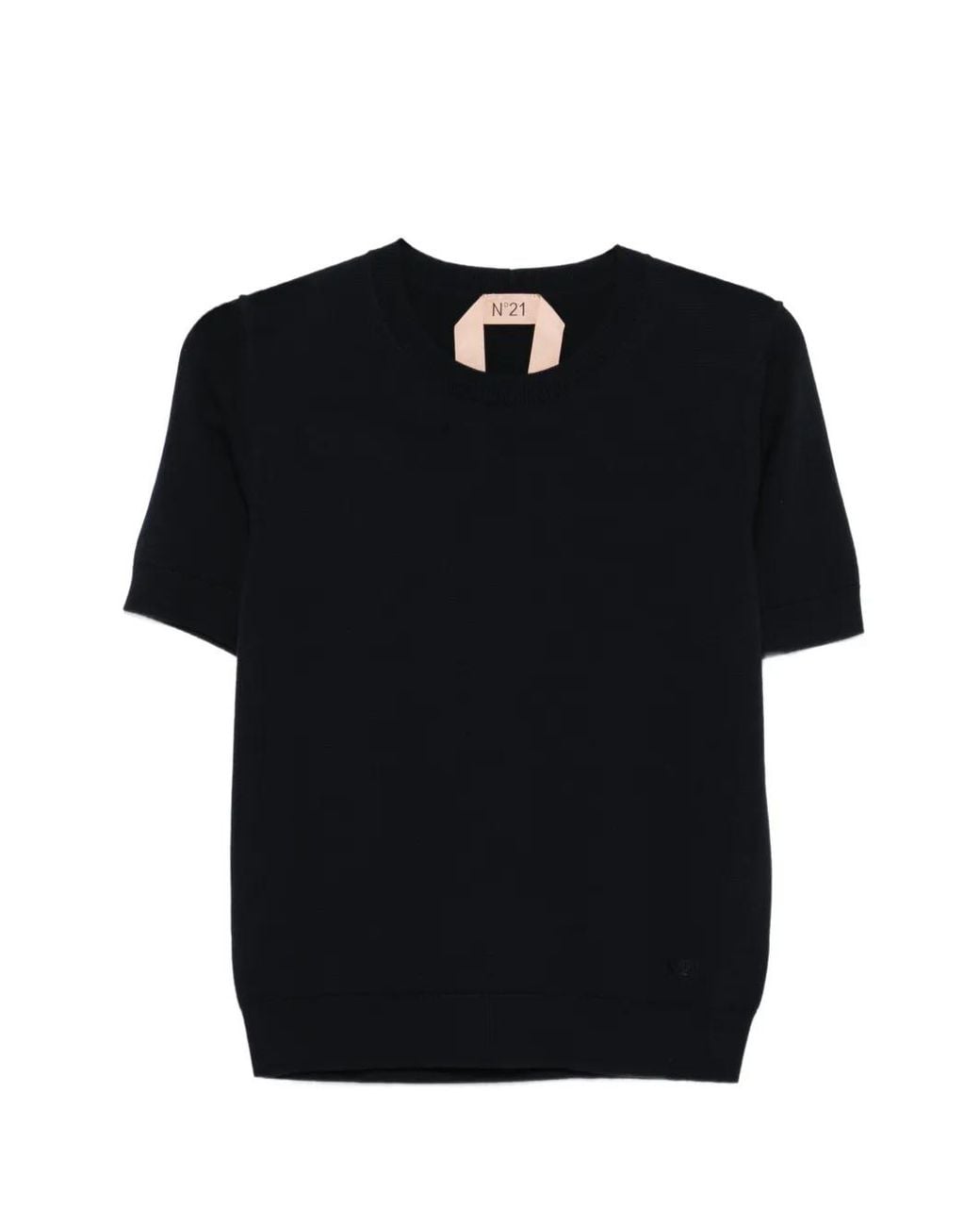 N°21 Black Short-Sleeve T-Shirt