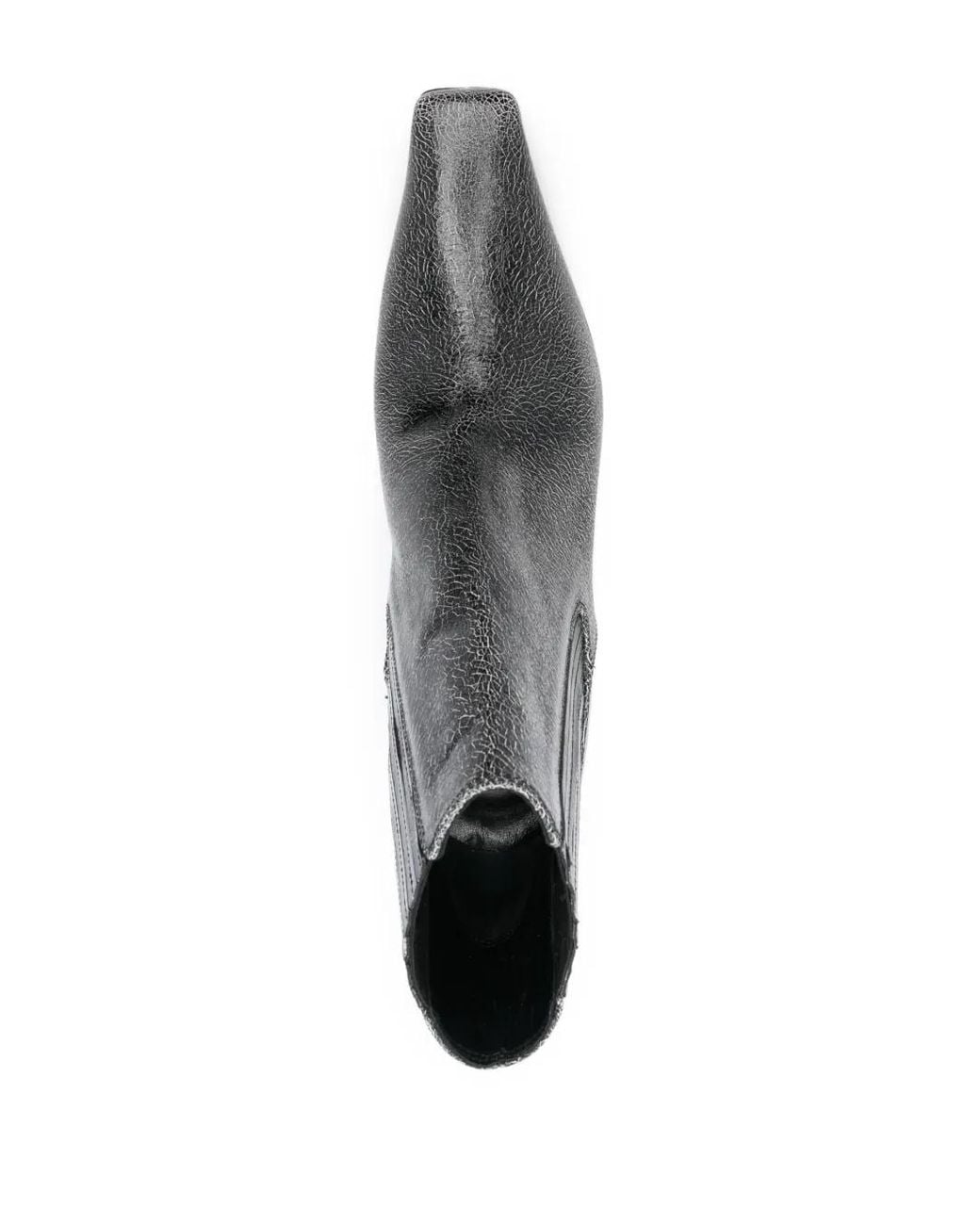 Casadei Black Anastasia 80Mm Leather Boots