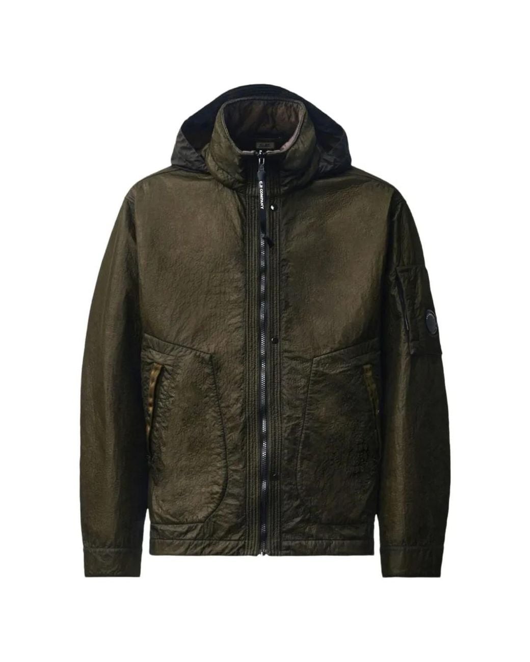 C P Company Black Veste Réversible Bi-Face for men
