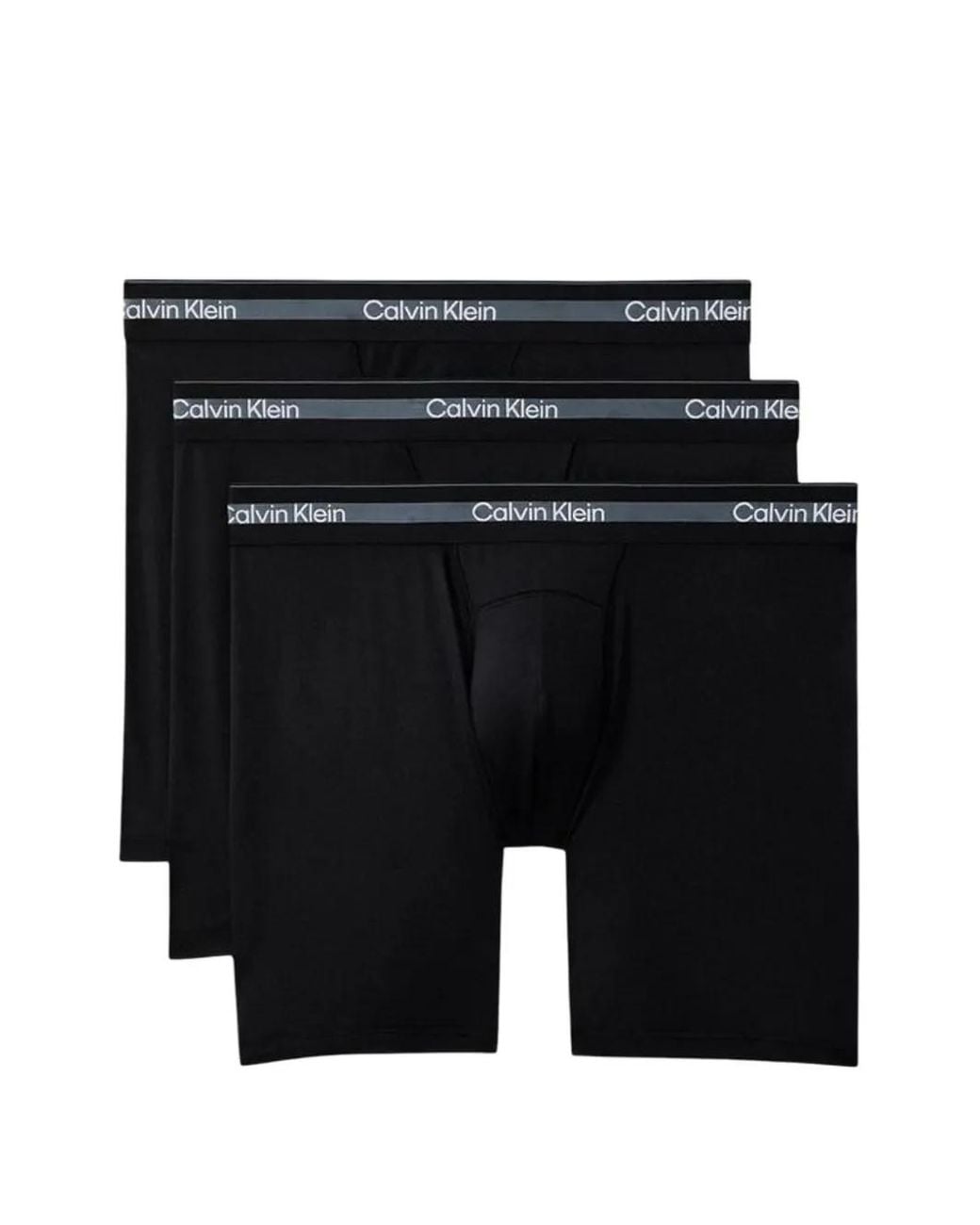 Calvin Klein Black Logo-Waistband Boxers for men
