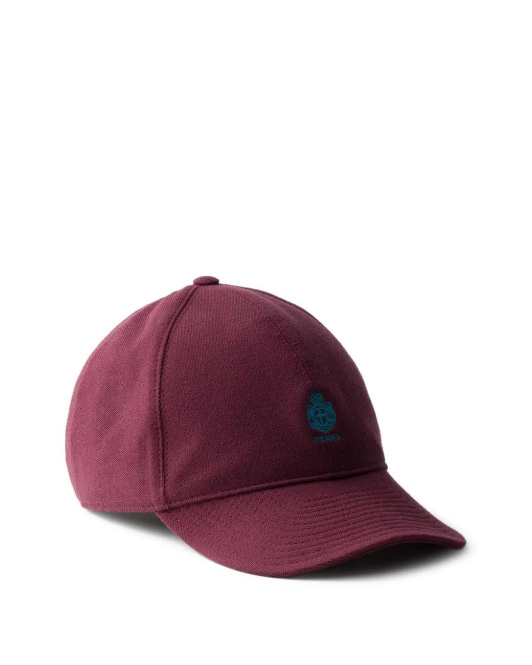 Prada Purple Old Piqué Baseball Cap