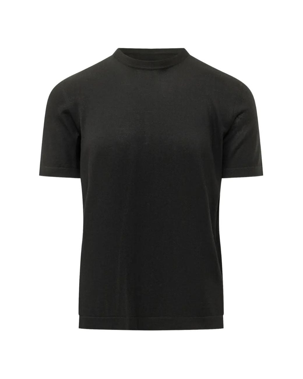 Zegna Black T-Shirt Trofeo 15Mil15 for men