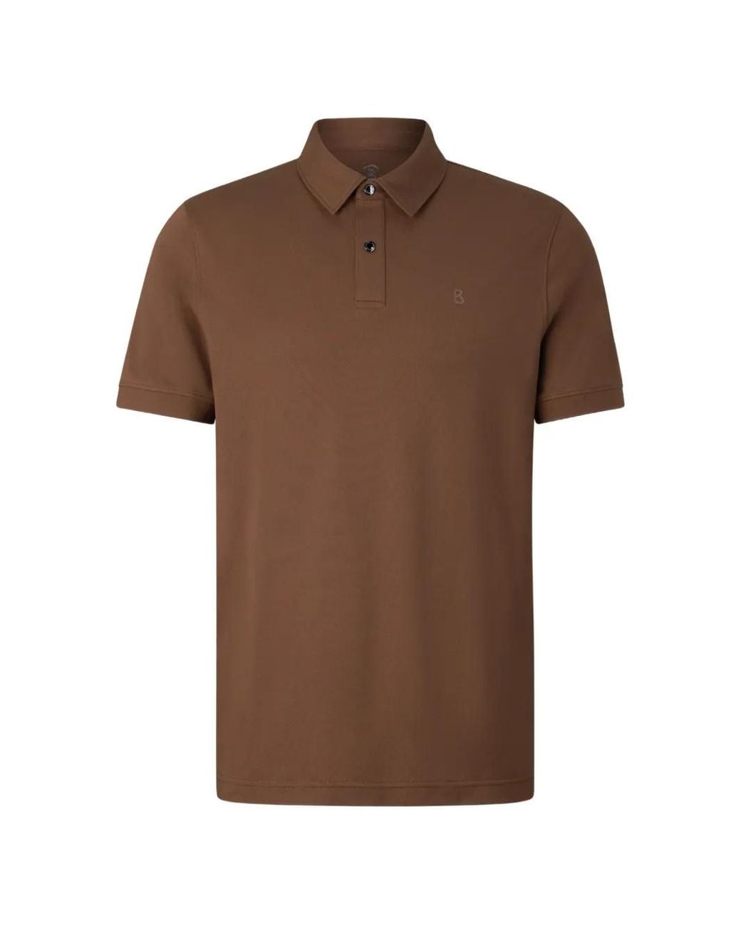 Bogner Brown Timo Piqué Polo Shirt for men