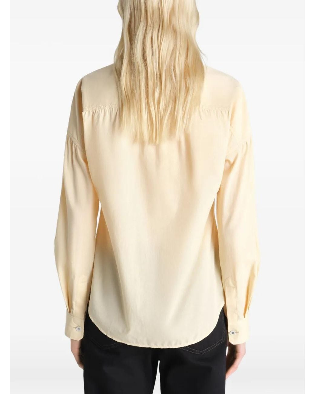 Lemaire Natural Pointed-Collar Shirt