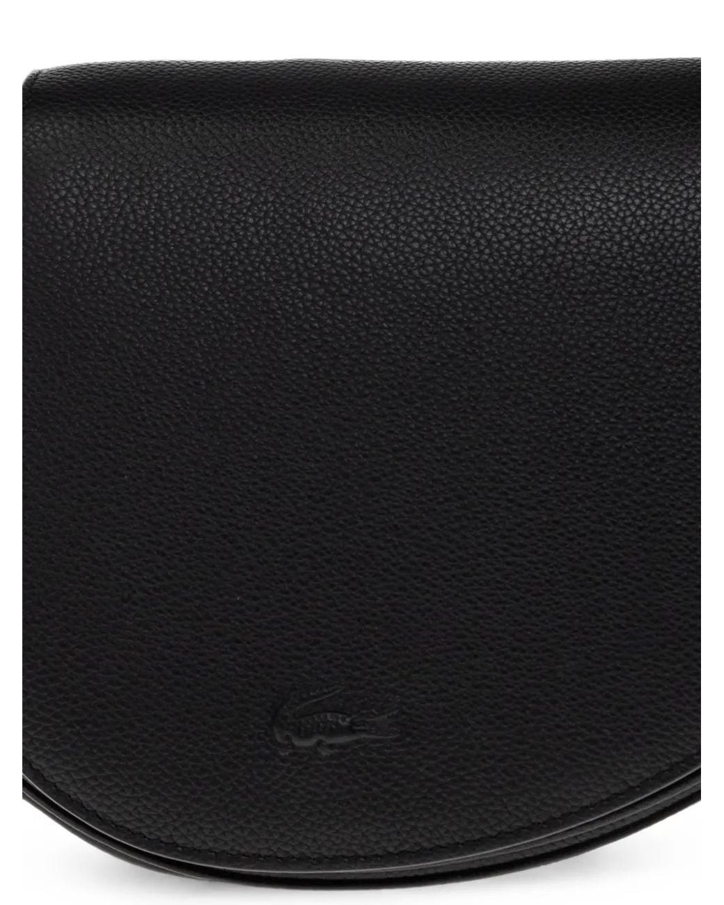Lacoste Black Smash Court Shoulder Bag