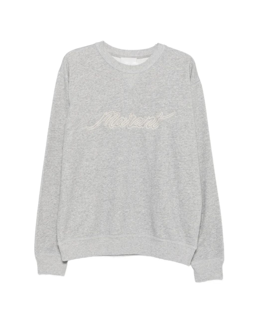 Isabel Marant Gray Sweat À Logo Brodé for men