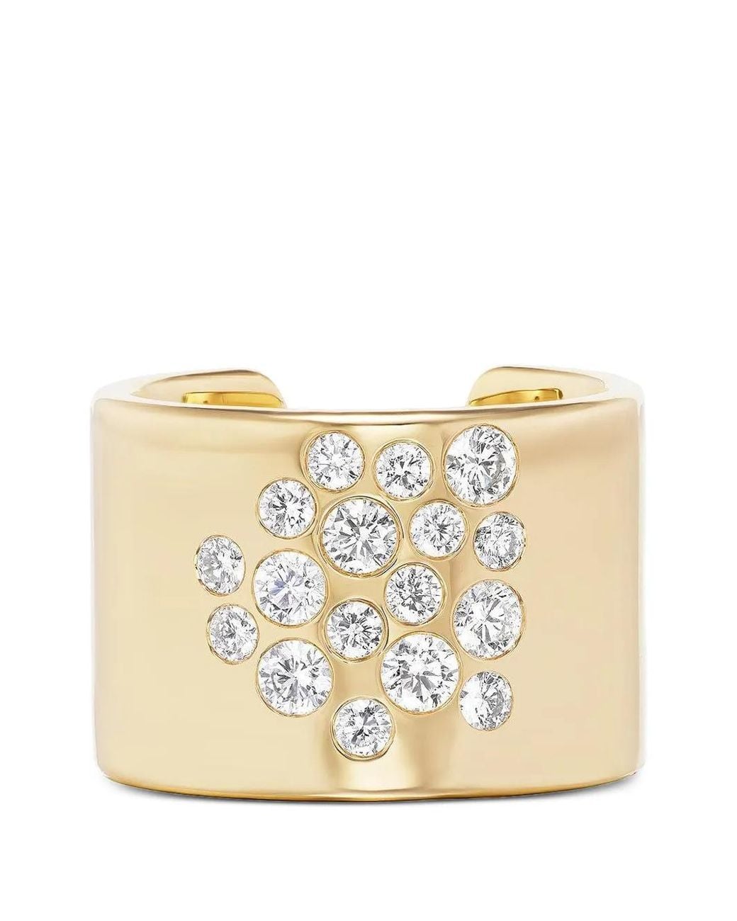 UNIFORM OBJECT Natural Diamond Mega Cuff Ring