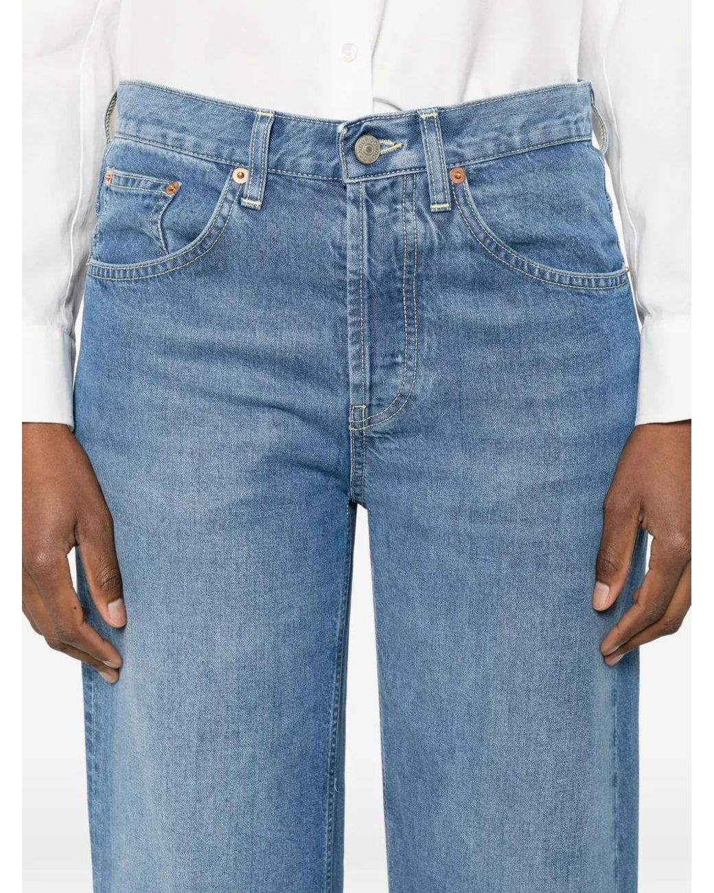 Dondup Blue Jean À Coupe Cinq Poches