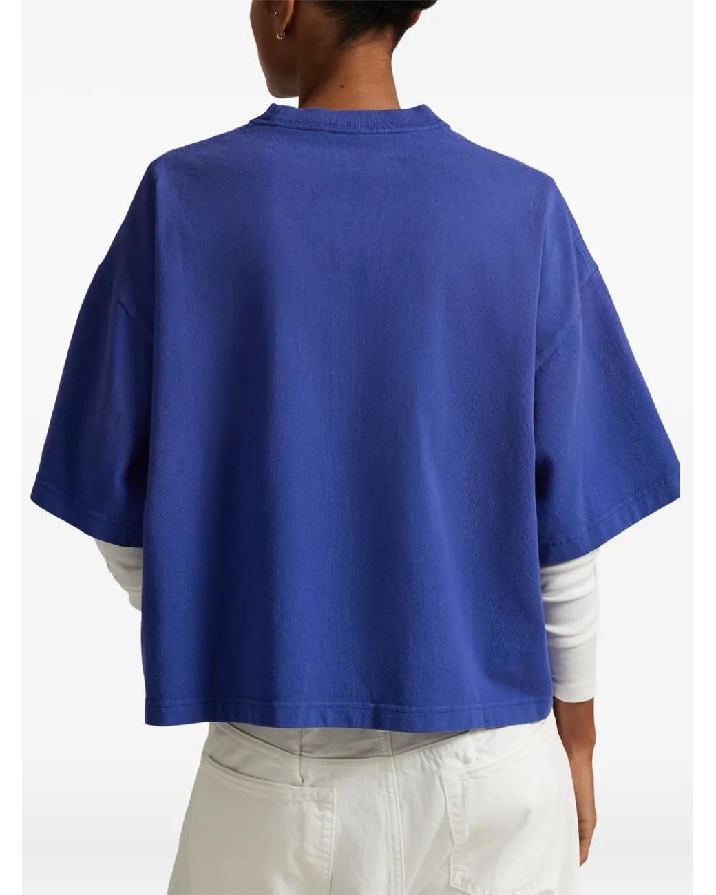Polo Ralph Lauren Blue Logo-Print T-Shirt