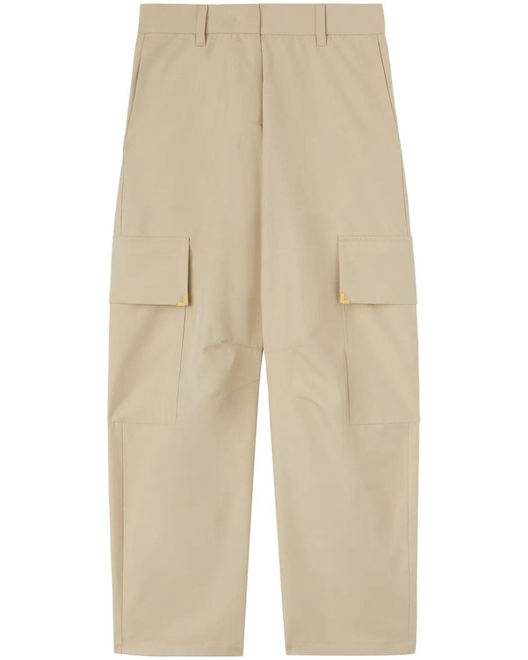 Palm Angels Natural Carrot Cargo Pants