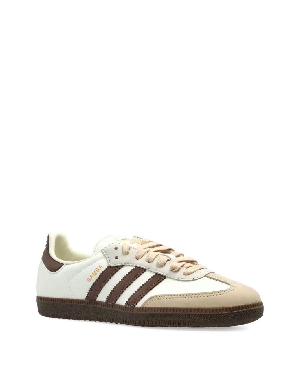 adidas Samba Og Leather Sneakers in White | Lyst