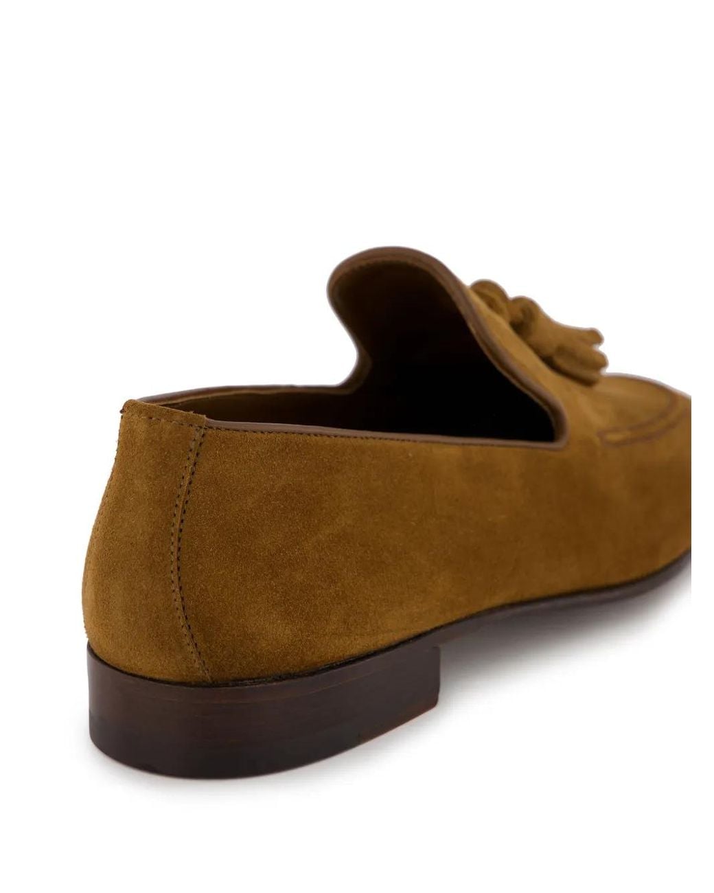 Manolo Blahnik Brown Chester Suede Loafers for men