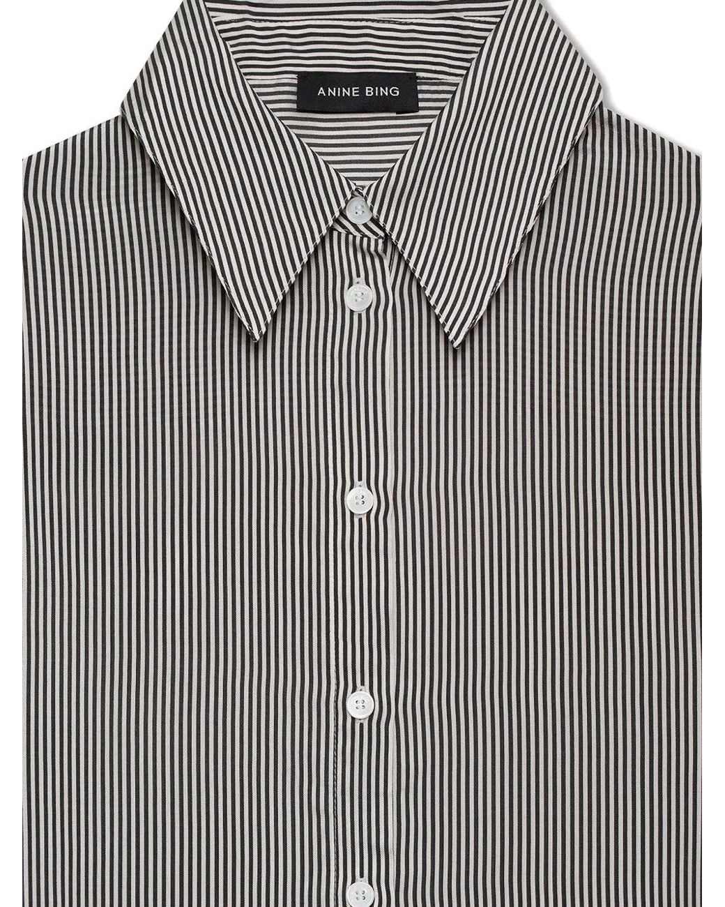 Anine Bing Gray Bridget Shirt