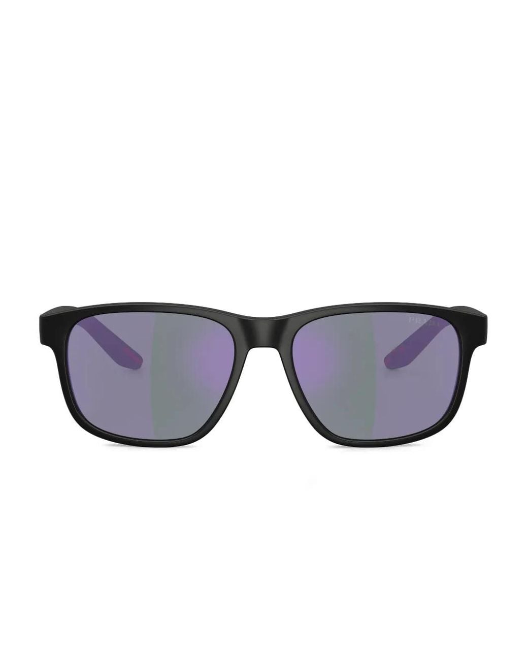 Prada Linea Rossa Blue Square-Frame Sunglasses for men