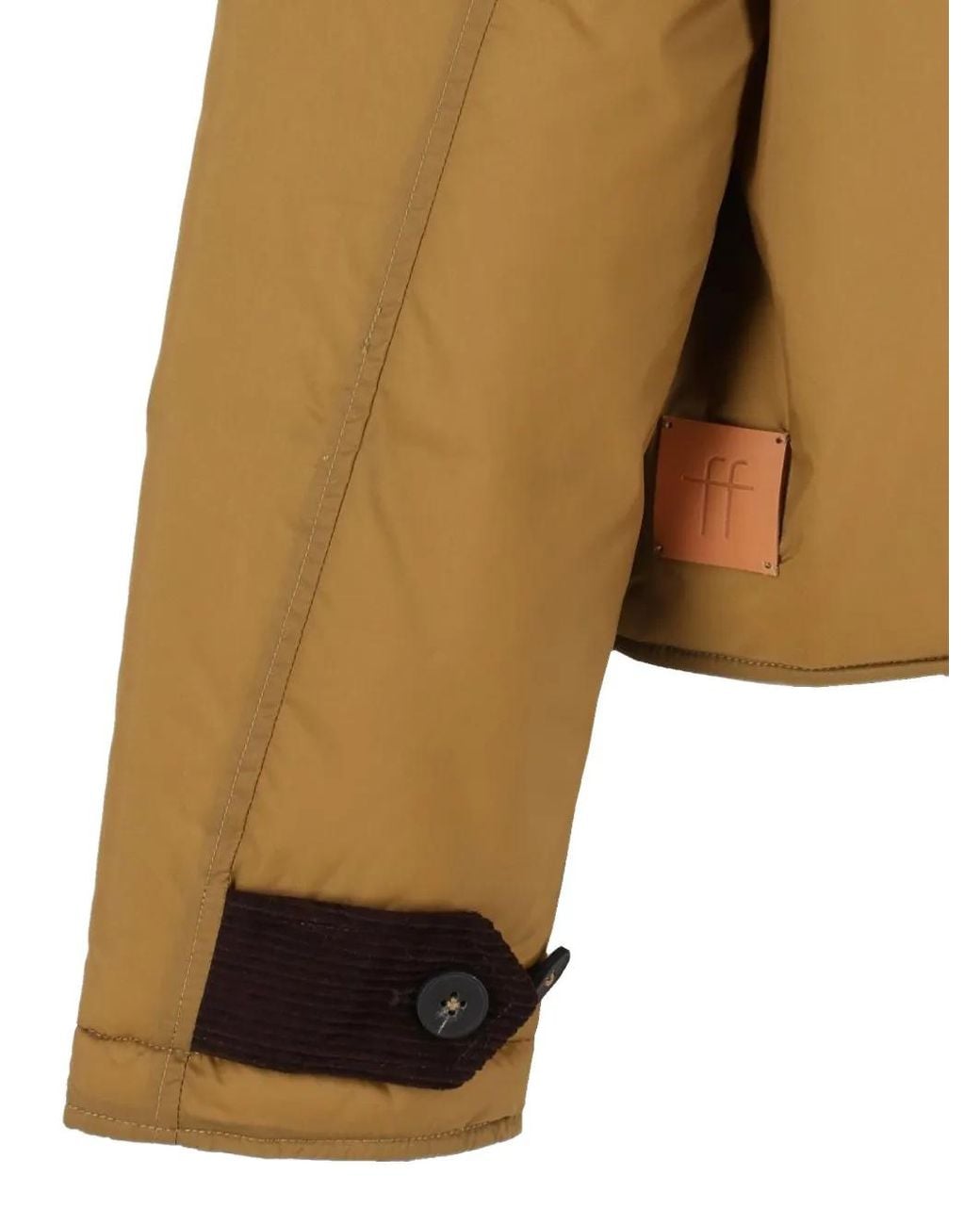 Forte_forte Metallic Corduroy-Collar Cropped Jacket