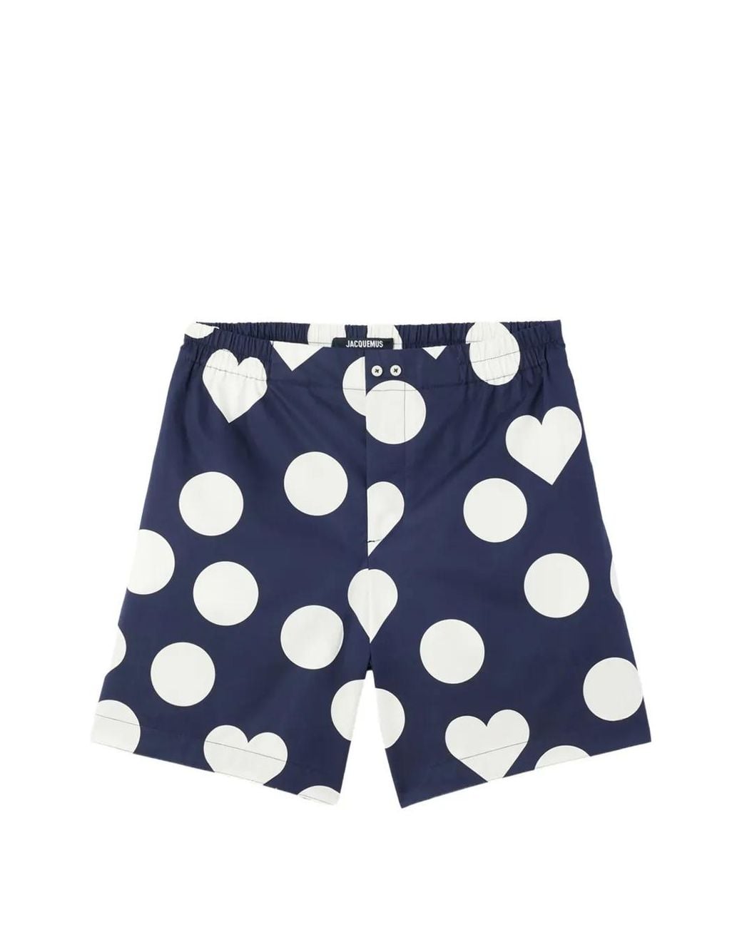Jacquemus Blue Calewith Dot-Print Shorts for men