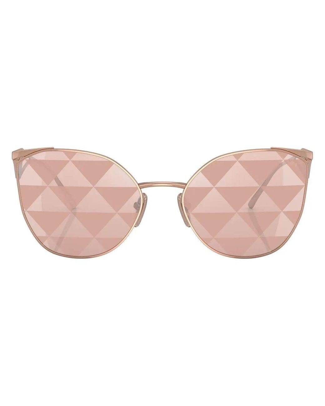 Prada Pink Sonnenbrille Mit Logo