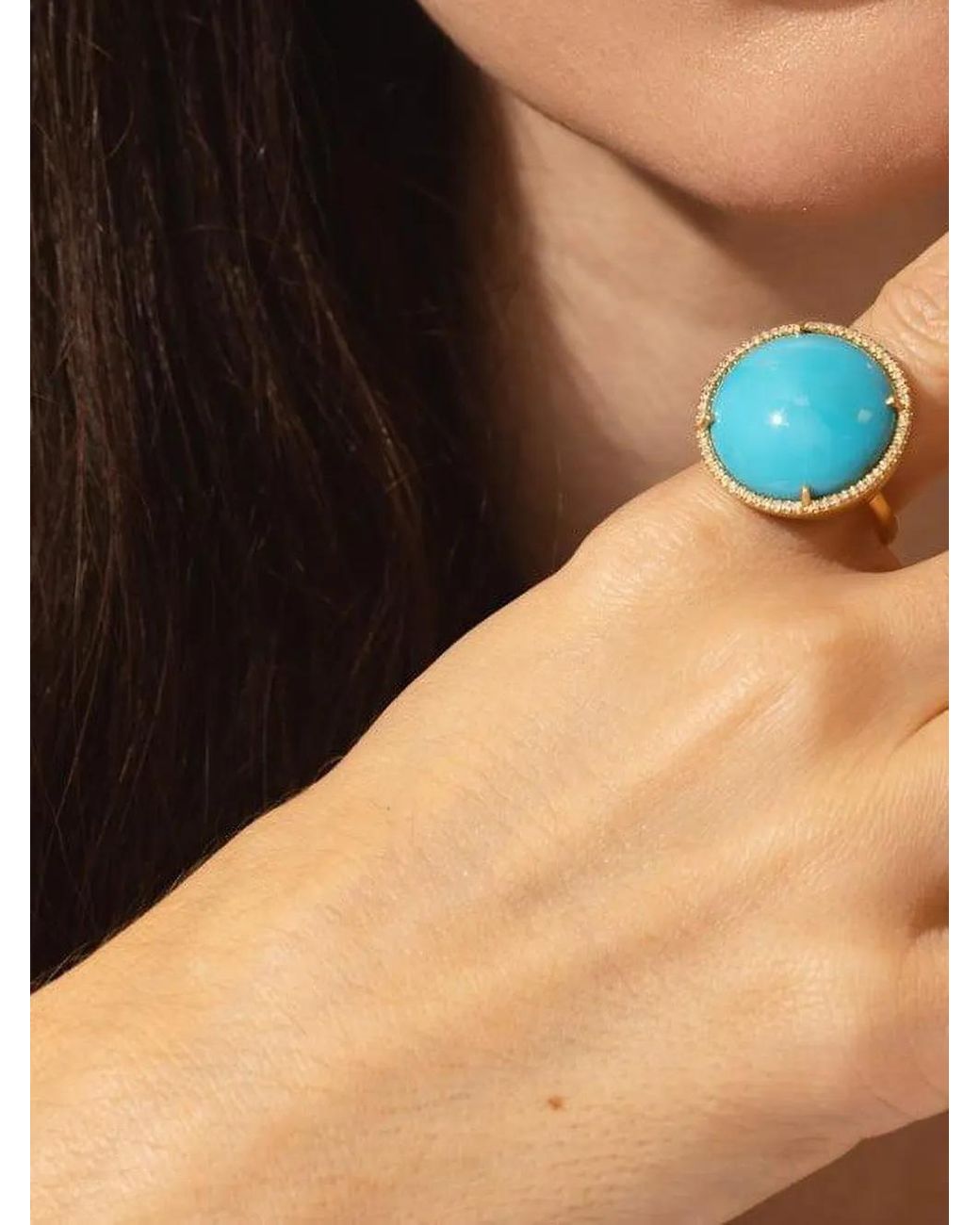 Irene Neuwirth Blue Cassic And Diamond Ring