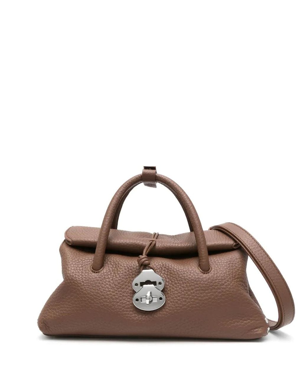 Zanellato Brown Small Dotta Centauro Tote Bag