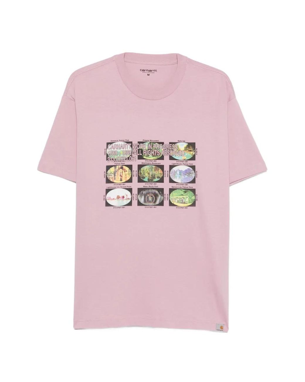 Carhartt Pink Coordinates T-Shirt for men