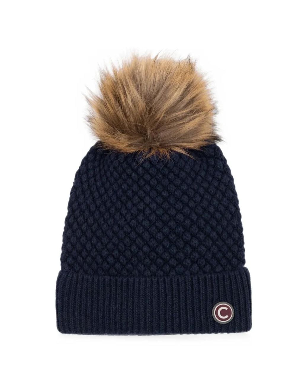Berretto Con Pompon di Colmar in Blue
