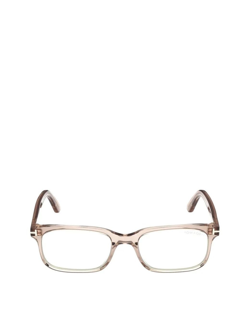 Tom Ford Natural Scout-02 Rectangle-Frame Sunglasses