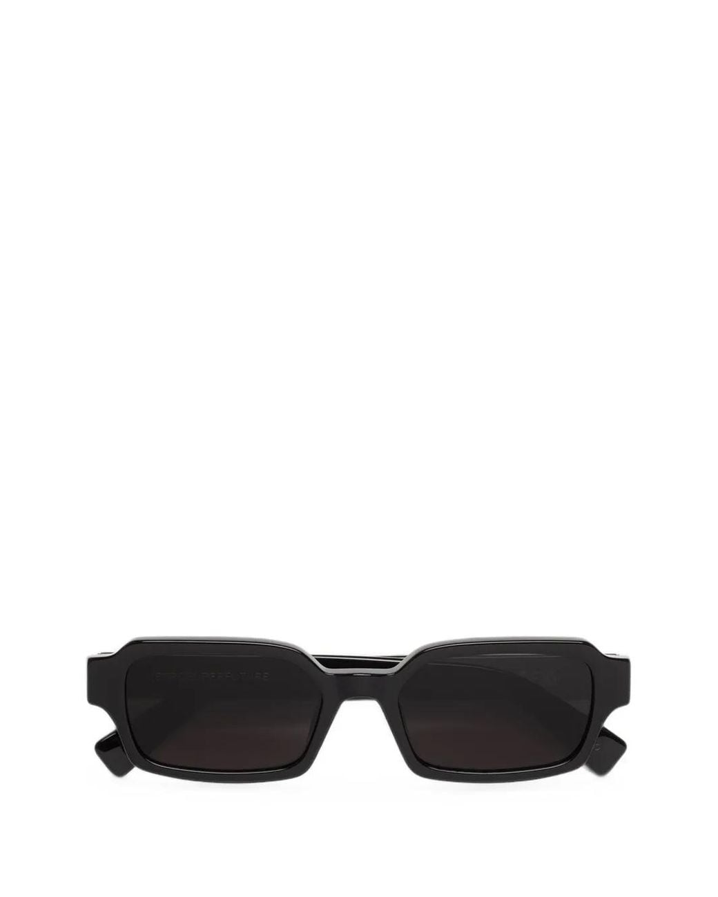 Retrosuperfuture Black Carino Rectangle-Frame Sunglasses