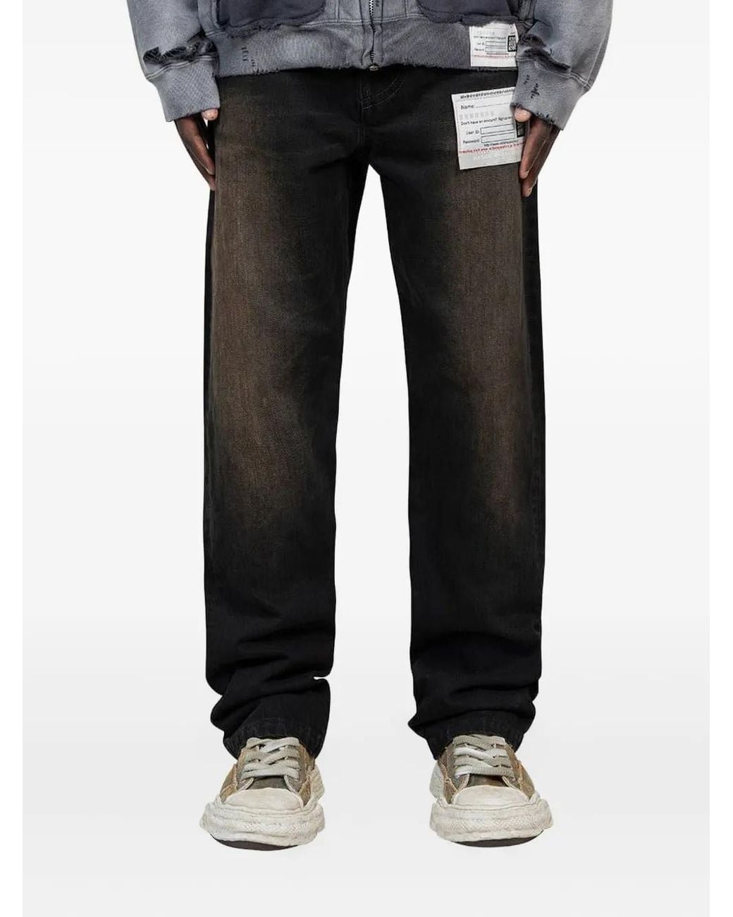 Maison Mihara Yasuhiro Black Lola Jeans for men