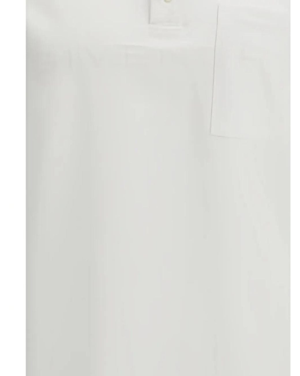 Givenchy White Short Sleeve Pocket Polo Shirt for men