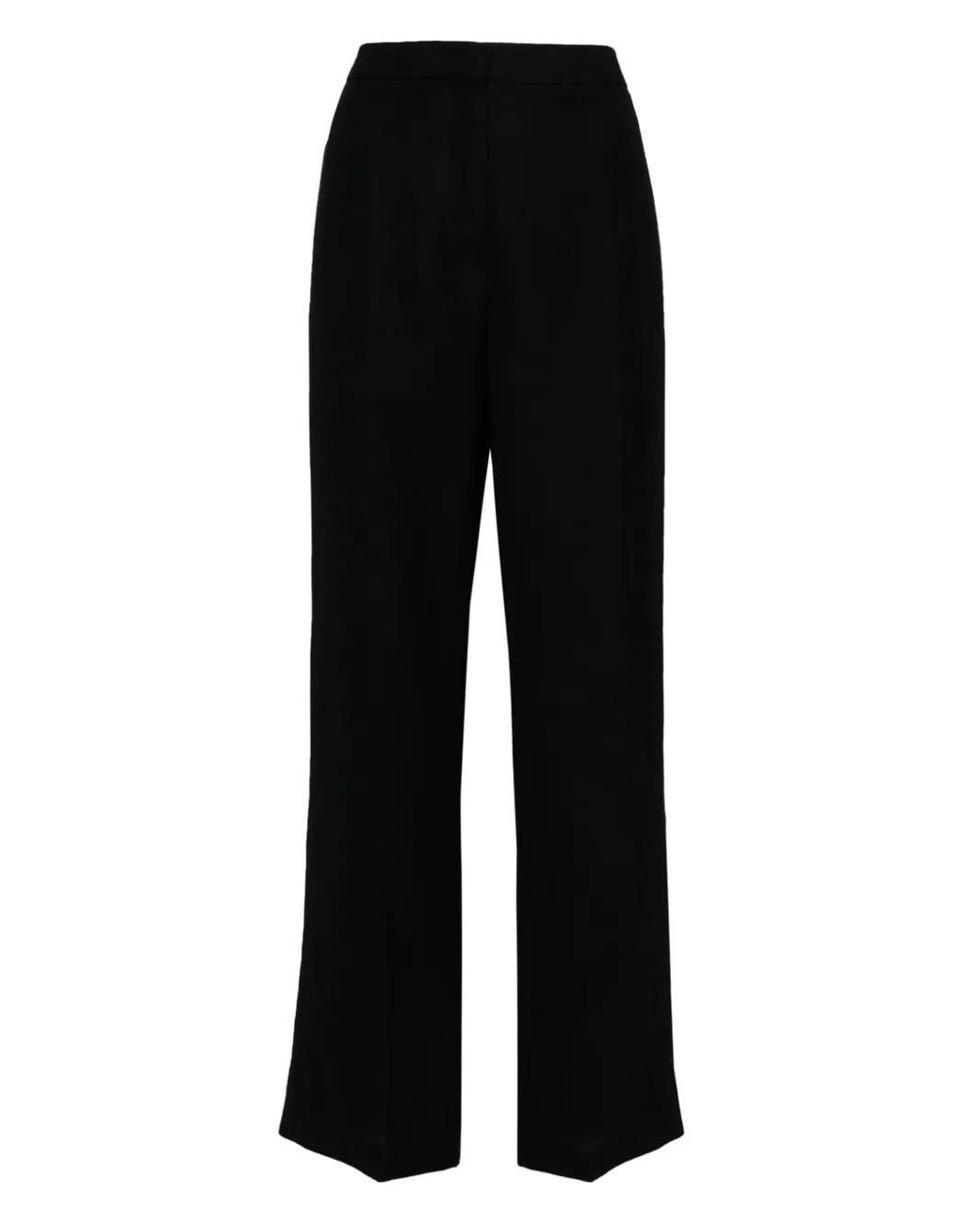 Fabiana Filippi Black Wide-Leg Trousers