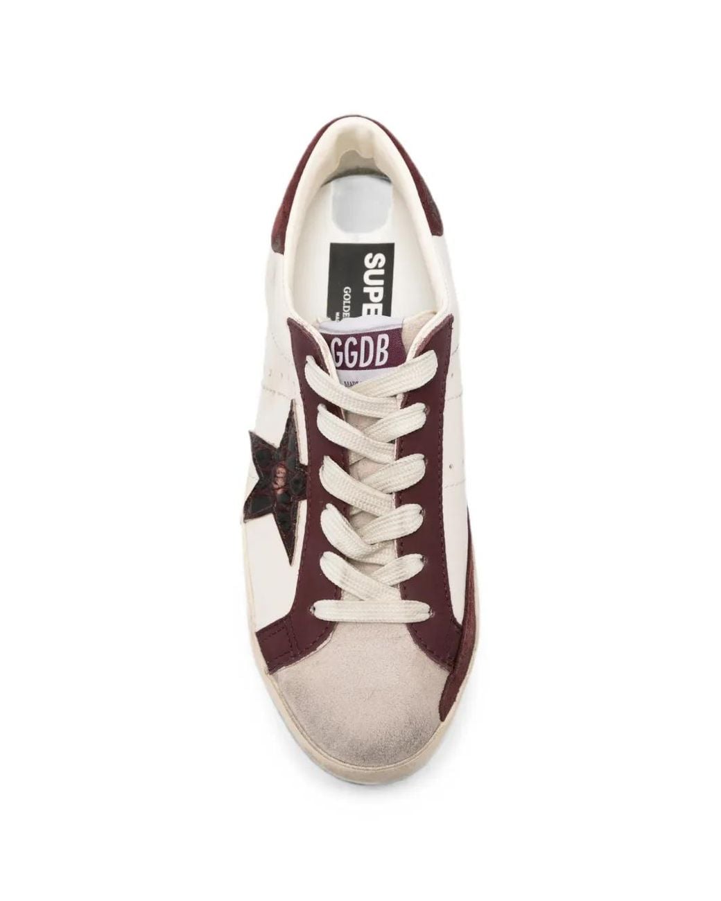 Golden Goose Deluxe Brand Natural Super-Star Leather Sneakers