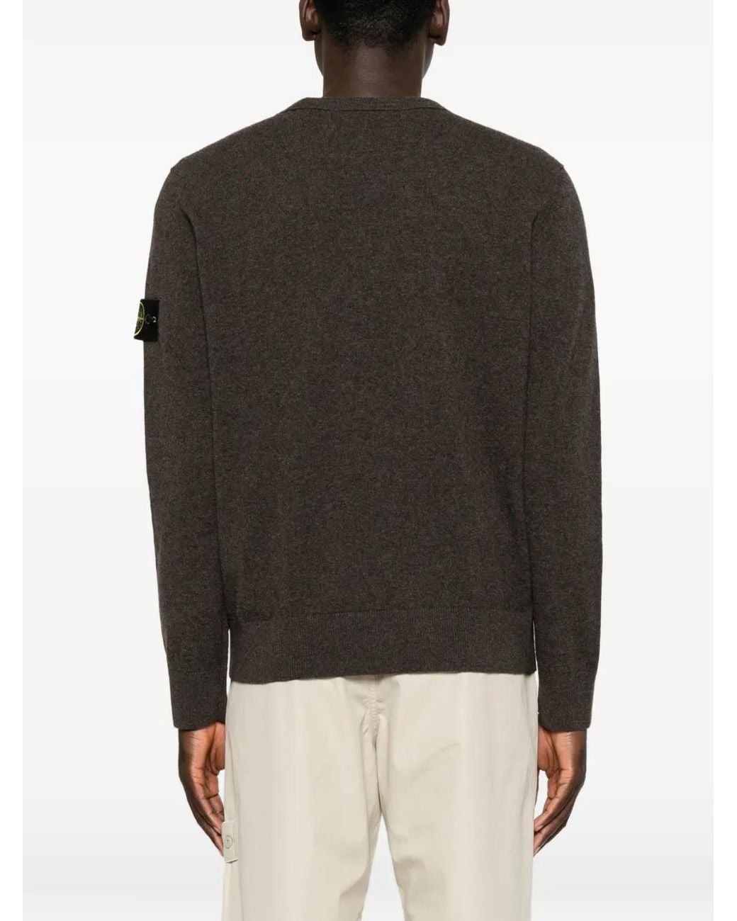 Stone Island Pullover Mit Logo-Patch in Black für Herren