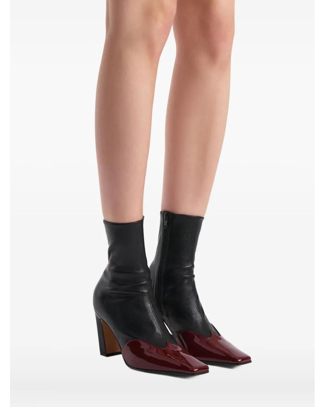 Khaite Brown Nevada Ankle Boots