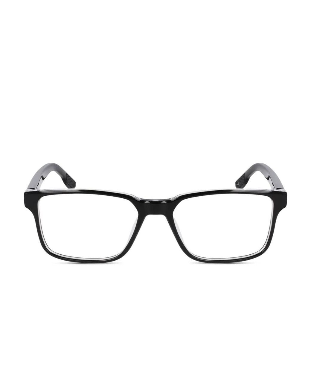 Nike Brille Mit Eckigem Gestell in Brown für Herren