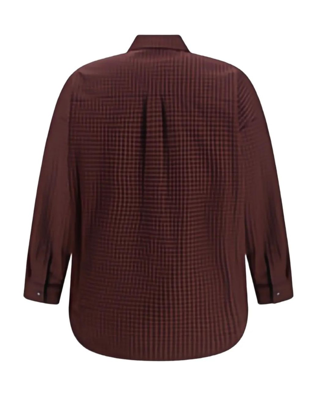 Gucci Purple Check-Pattern Cotton Overshirt for men