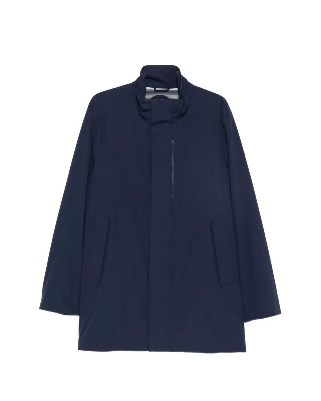 Save The Duck Blue Bertrand High-Neck Parka for men