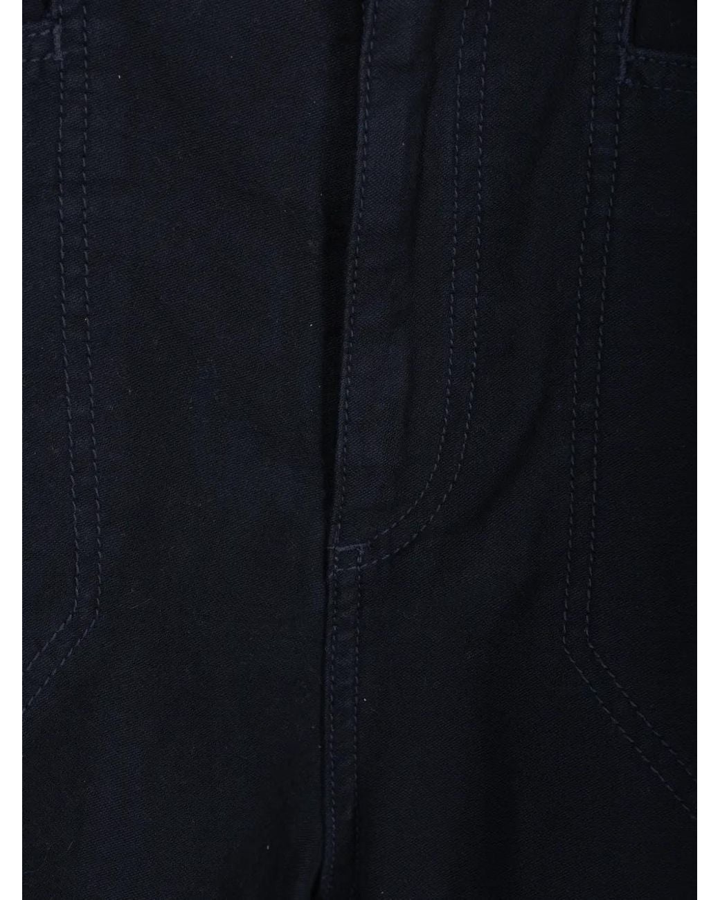 Rag & Bone Blue Button-Fastening Trousers