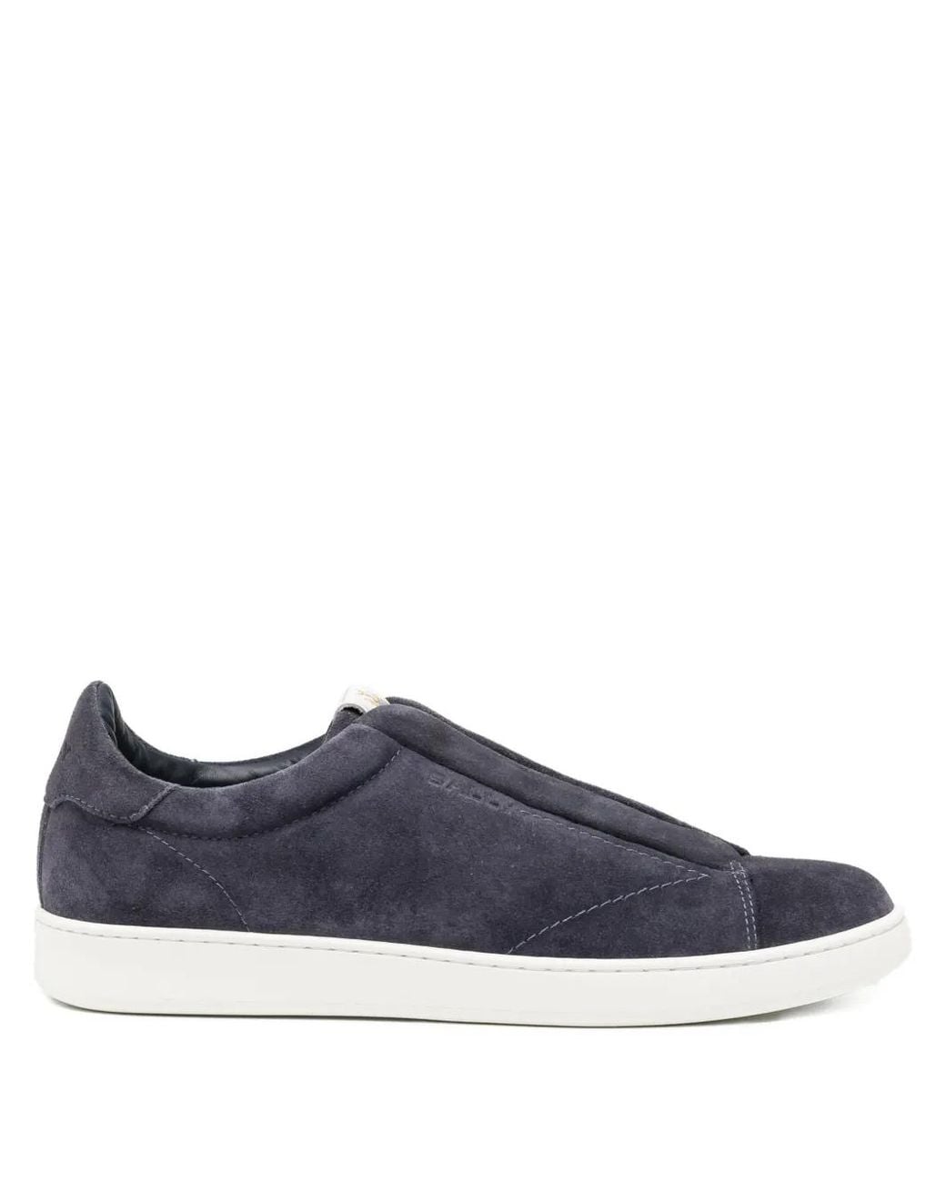 Bally Blue Slip-On Trainers for men