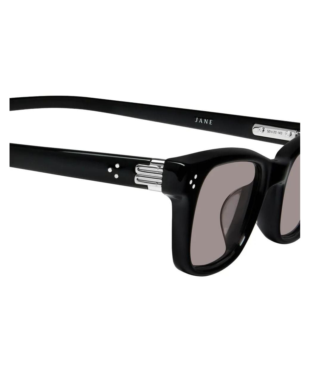 Gentle Monster Black Jane Rectangle-Frame Sunglasses