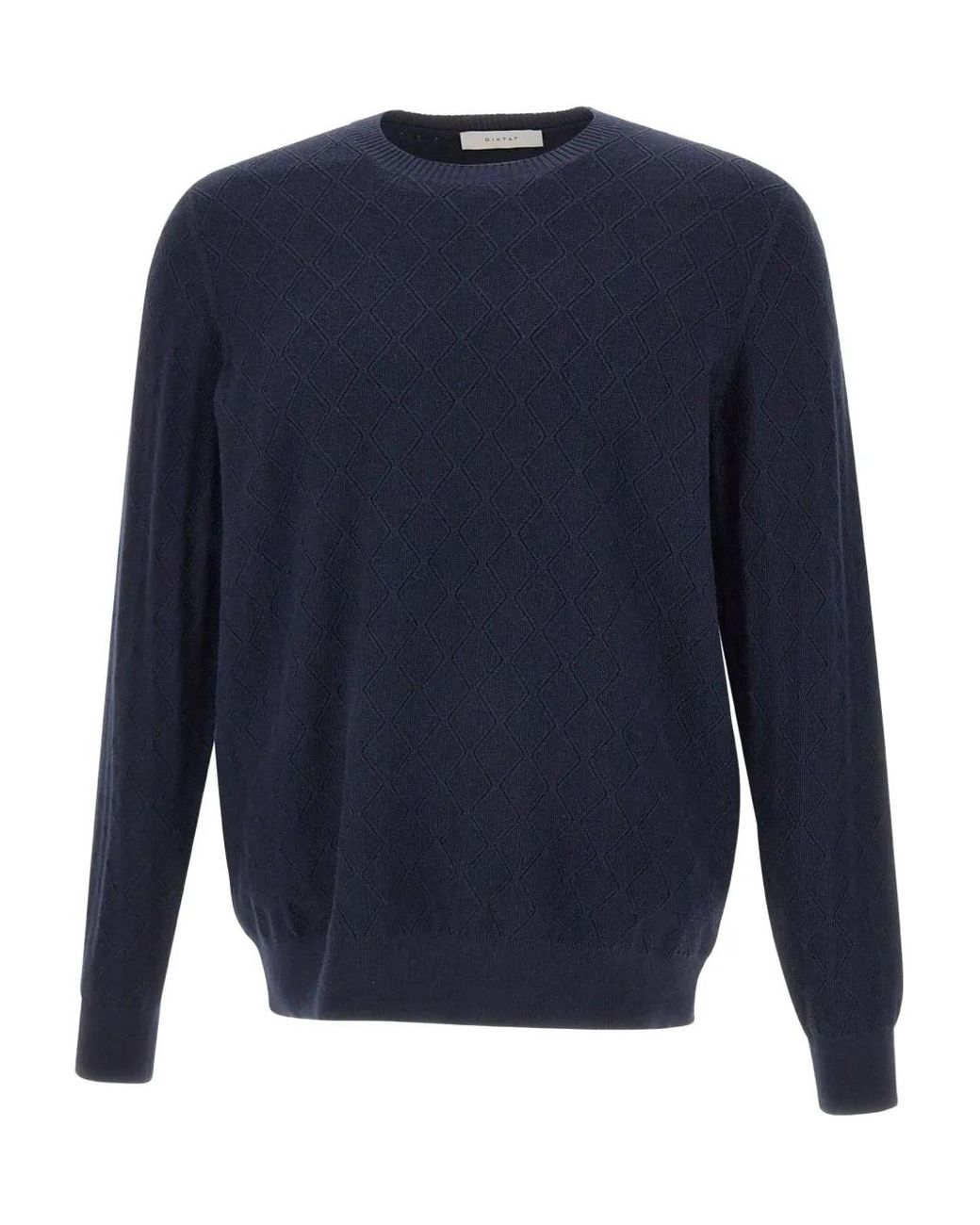 Jersey Con Motivo A Rombos Diktat de hombre de color Blue