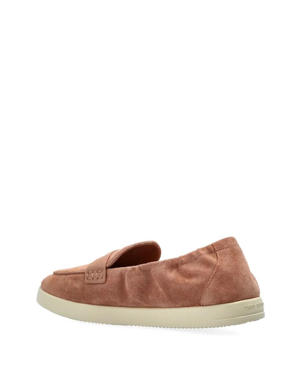 Tory Burch Brown Round Toe Rubber Flats