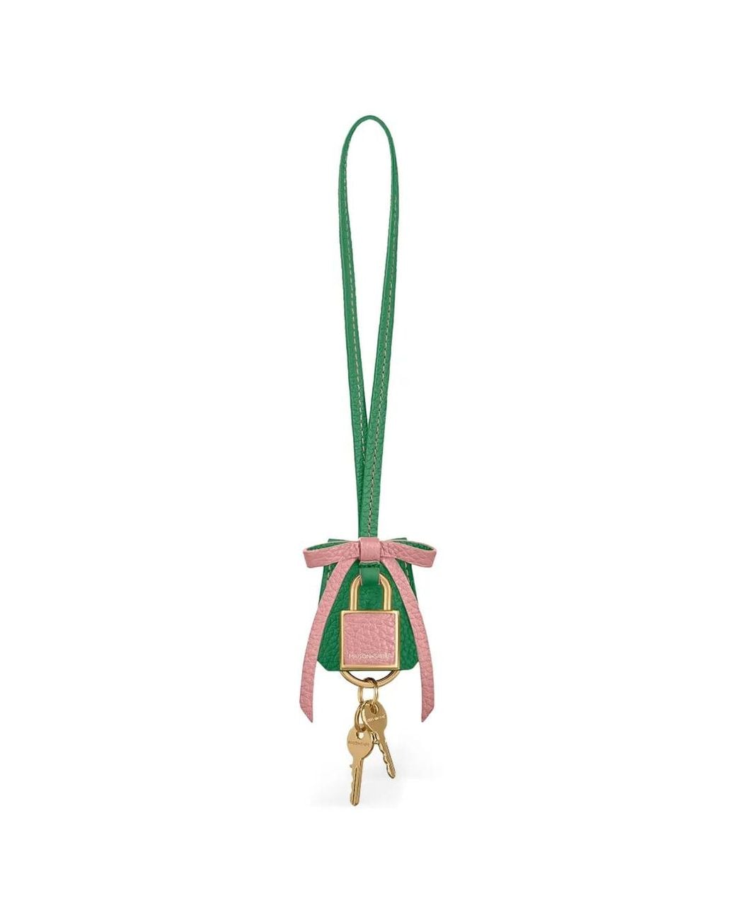 Maison De Sabre Metallic The Bow Padlock Charm