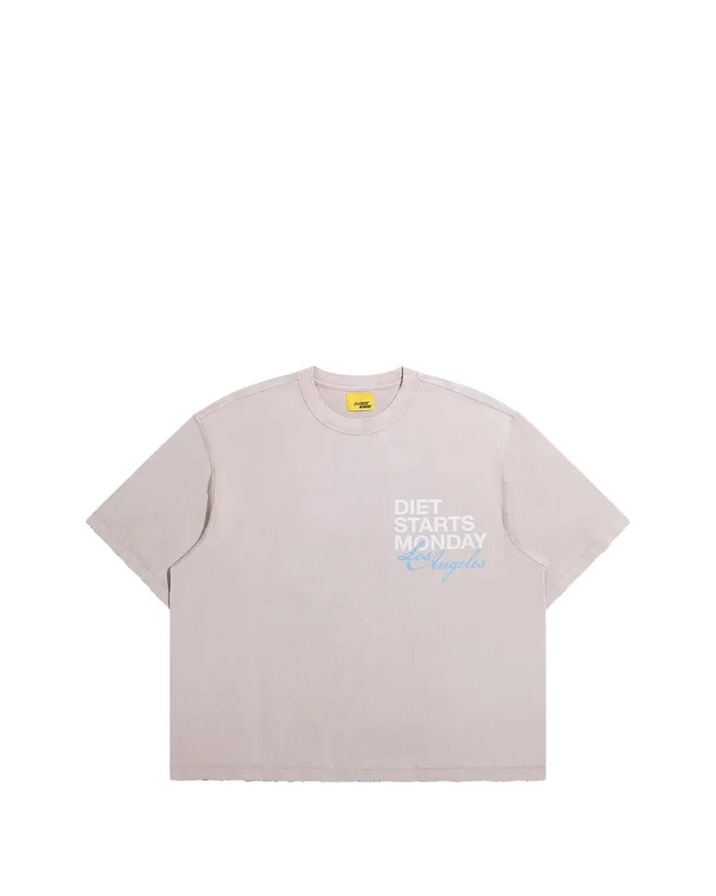 DIET STARTS MONDAY Pink Logo-Print Short-Sleeve T-Shirt for men