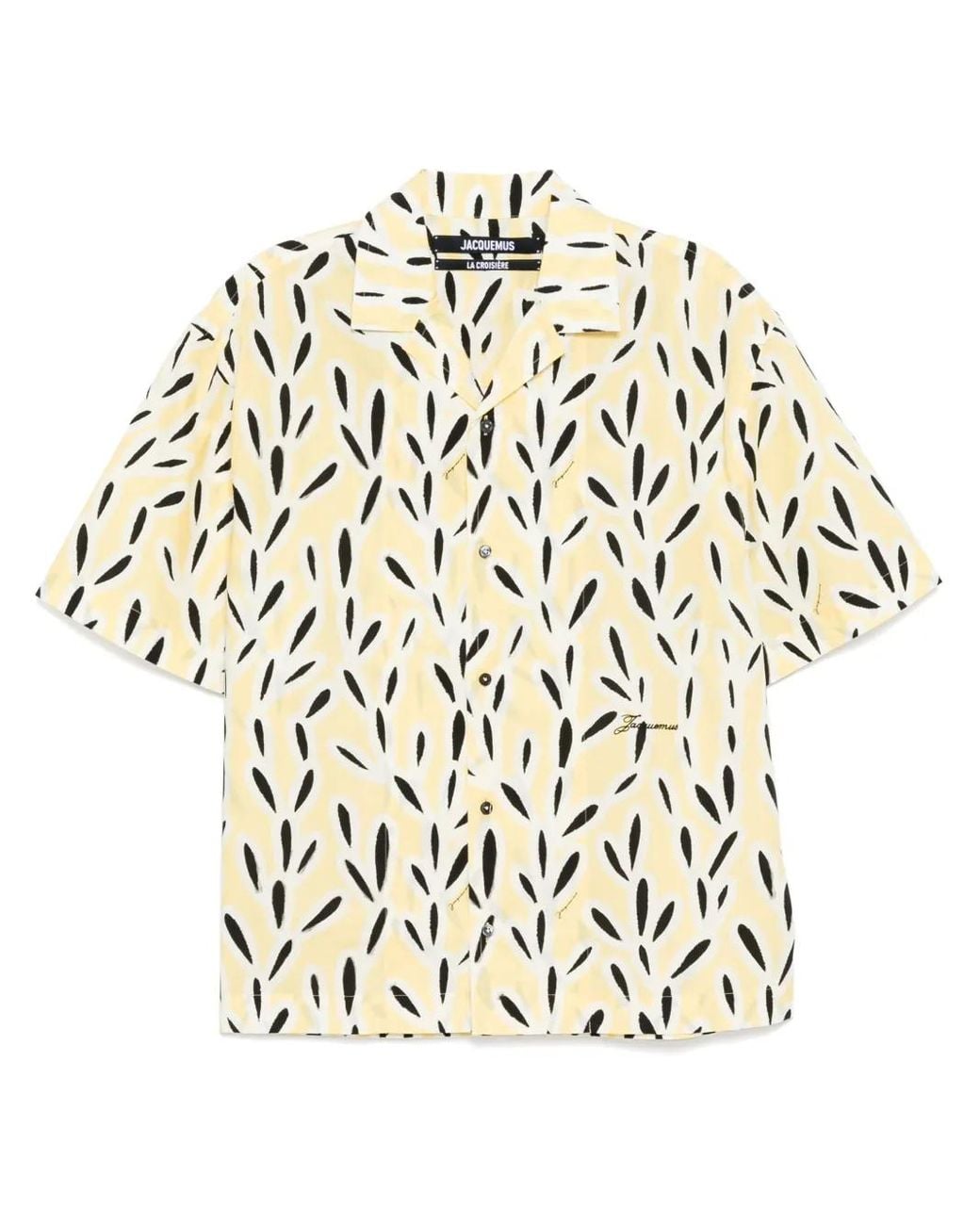 Jacquemus Yellow La Chemise Jean' Bowling Shirt for men