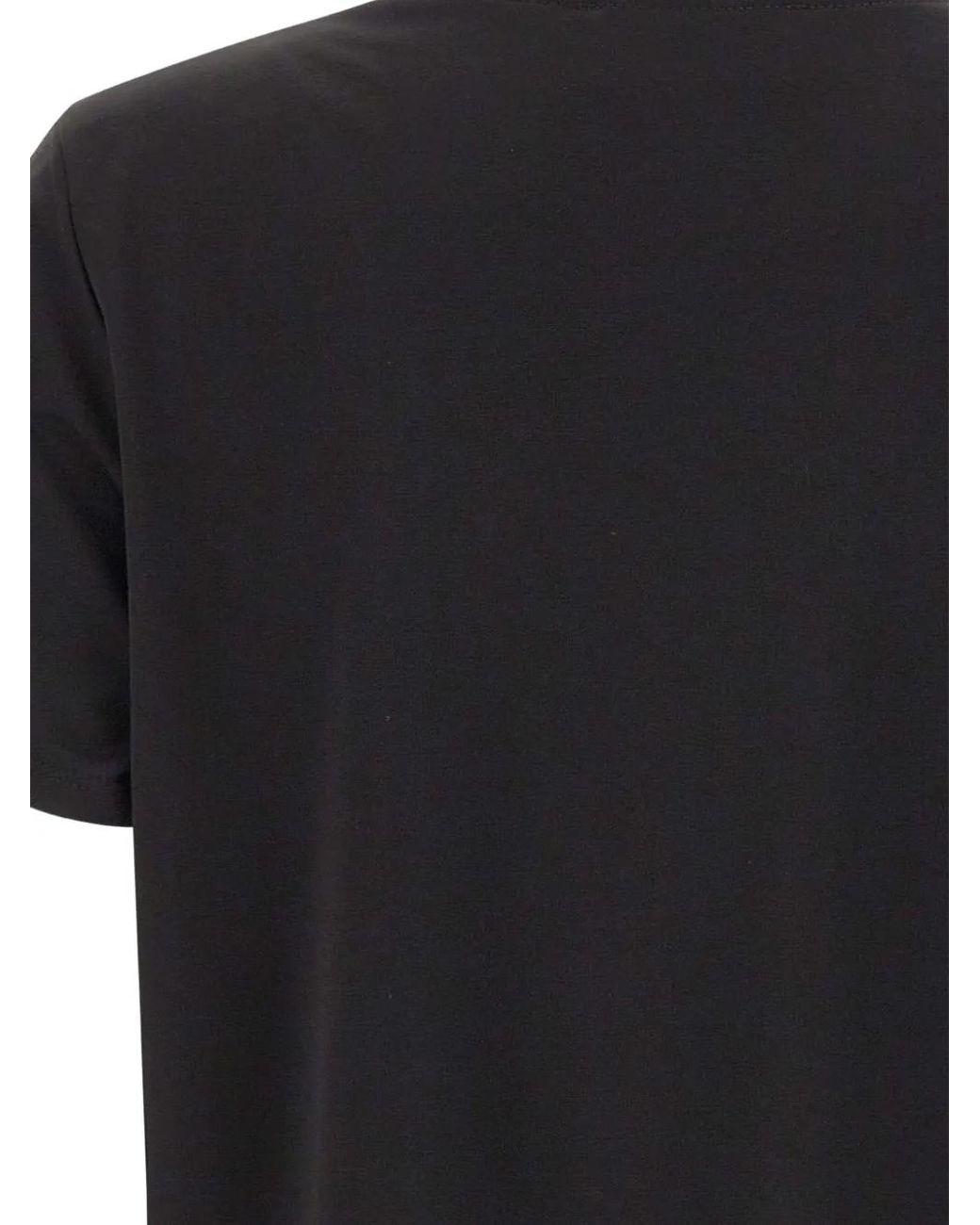 Kaos Black Crew-Neck T-Shirt