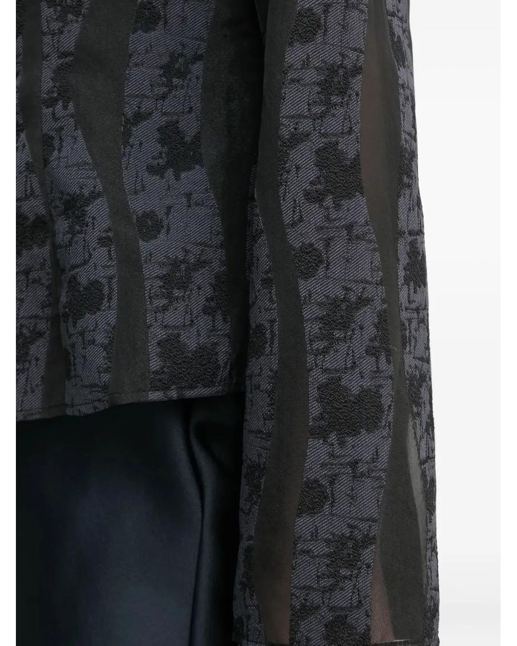 Samsøe & Samsøe Black Saanai Bell-Sleeve Blouse